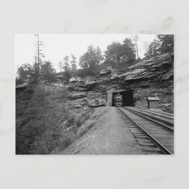 Nay Aug Tunnel Scranton Pa. Postkarte (Vorderseite)