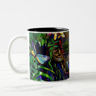 "Nayari" - Dschungel Mirage - Frauen in Amazonien Zweifarbige Tasse