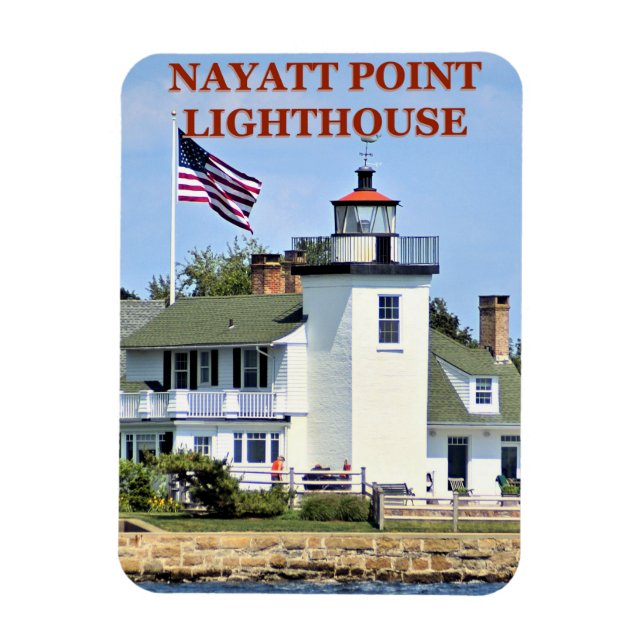 Nayatt Point Lighthouse, Rhode Island Magnet (Vertikal)