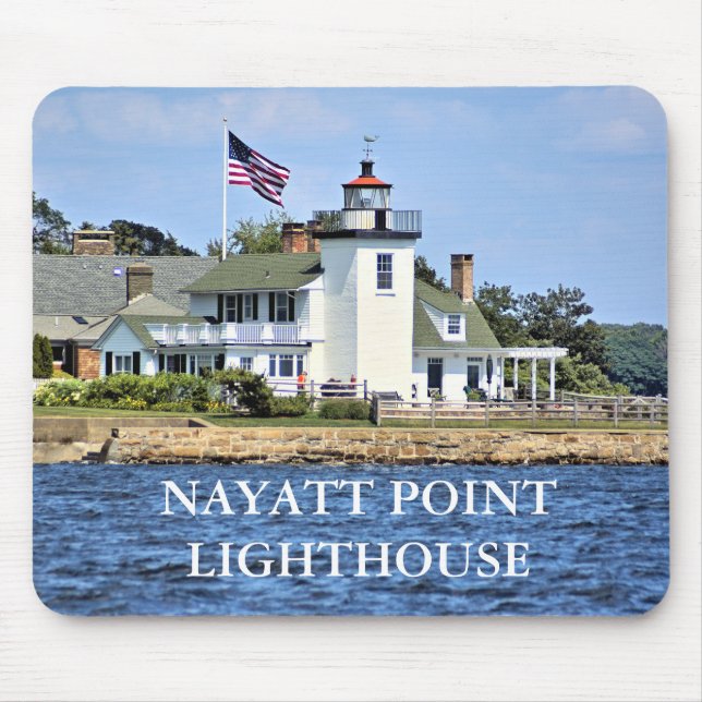 Nayatt Point Lighthouse, Rhode Island Mousepad (Vorne)