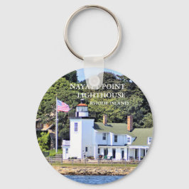 Nayatt Point Lighthouse, Rhode Island Schlüsselanh Schlüsselanhänger