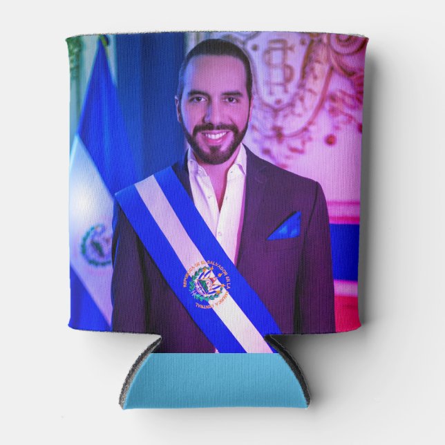 Nayib Bukele, Präsident von El Salvadore Dosenkühler (Vorderseite)
