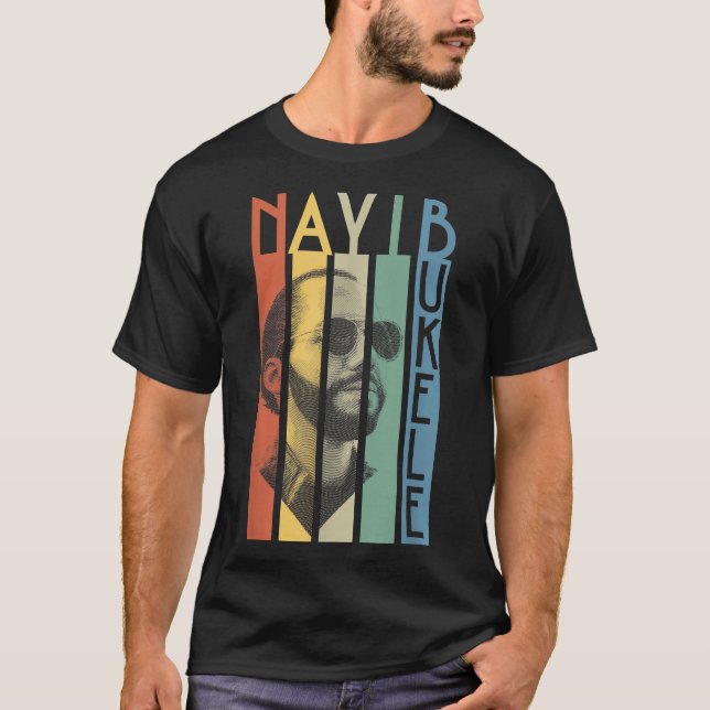 Nayib Bukele Presidente De El Salvador T-Shirt (Devant)