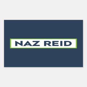 Naz Reid - Minnesota Basketball Rechteckiger Aufkleber