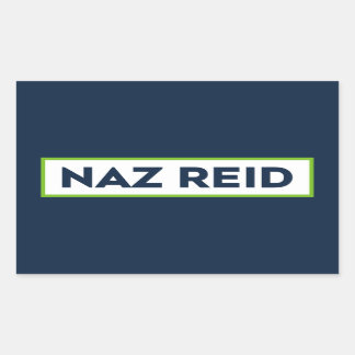 Naz Reid - Minnesota Basketball Rechteckiger Aufkleber
