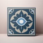 Nazar Evil Eye Azulejo Keramik Tile Fliese<br><div class="desc">Dekorieren Sie das Büro mit diesem Nazar Evil Eye Azulejo Design. Sie können dies durch einen Klick auf "PERSONALISIEREN" weiter anpassen. Ändern Sie die Hintergrundfarbe,  wenn Sie möchten. Für weitere Fragen kontaktieren Sie uns bitte unter ThePaperieGarden@gmail.com.</div>