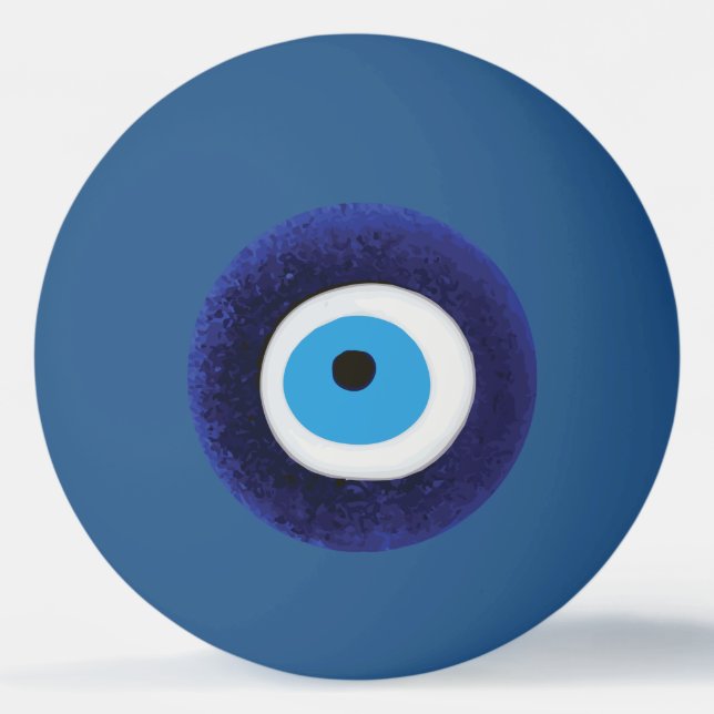 Nazar Evil Eye Protection Symbol Tischtennisball (Vorderseite)