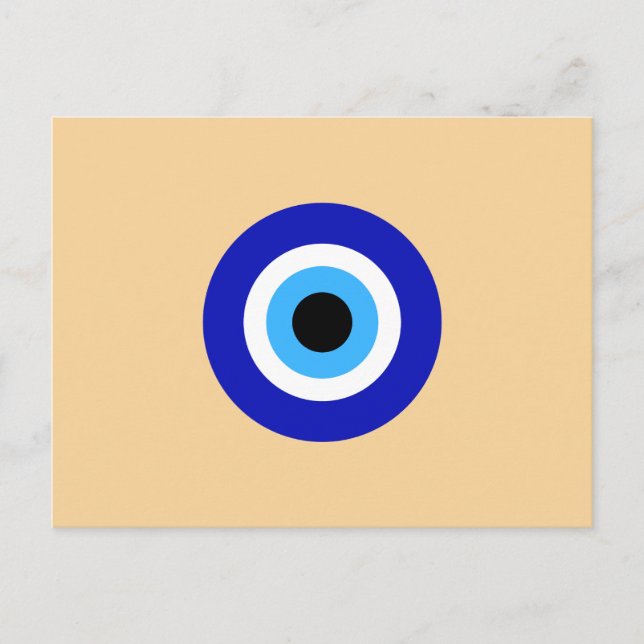 Nazar Evil Eye Protection Talisman Postcard Postkarte (Vorderseite)