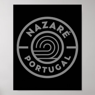 Nazaré Portugal Big Wave Surfen Surfen Poster