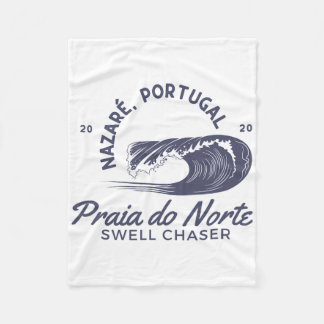 Nazaré Portugal Big Wave Surfing Surf Swell Chaser Fleecedecke