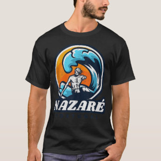 Nazare Portugal Surfing-Wettbewerb Vintage Surf S T-Shirt