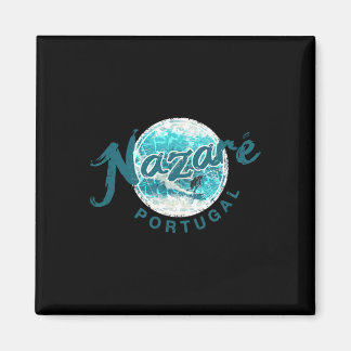 Nazare Portugal Vintage Surfing _3 Magnet