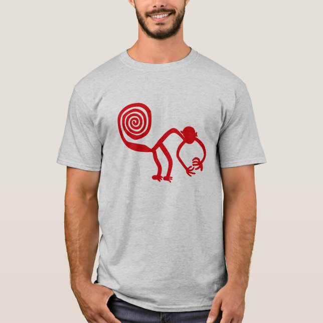 Nazca Affe T-Shirt (Vorderseite)