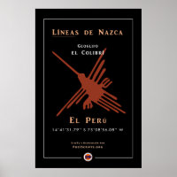 Nazca Geoglyphs-Hummingbird