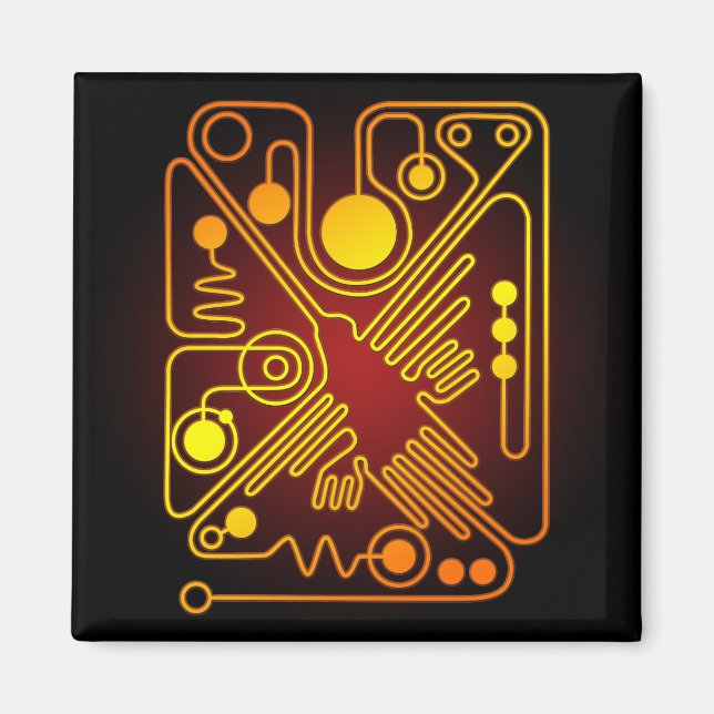 Nazca Hummingbird Magnet (Vorne)