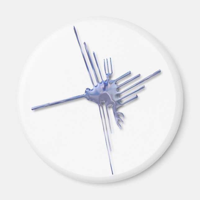 Nazca Hummingbird-Magnet Magnet (Vorne)