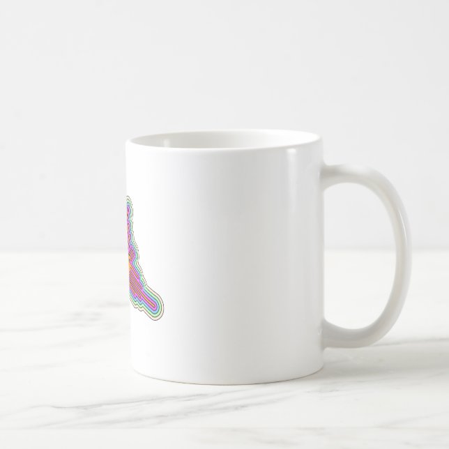 Nazca Hummingbird Peru Zeichnend Kaffeetasse (Rechts)