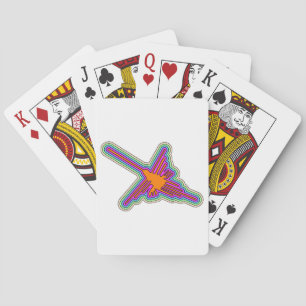Nazca Kolibri Peru Zeichnung Spielkarten