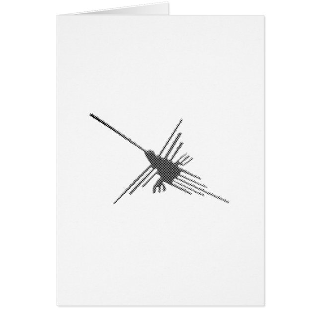 Nazca Lines Hummingbird Newsprint (Vorne)