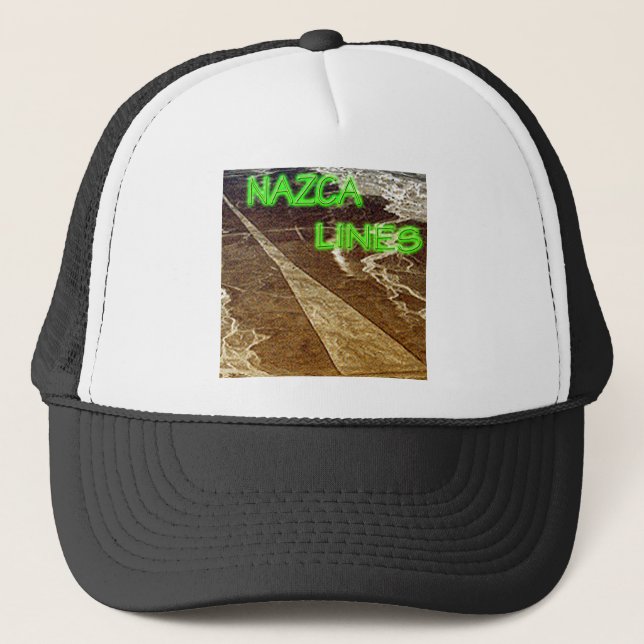 Nazca Linien Truckerkappe (Vorderseite)