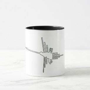 Nazca Peru Vogel altertümliche Geoglyph Symbol Mys Tasse