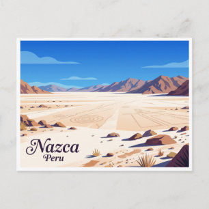 Nazca-Wüste Peru Postkarte