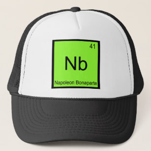 Nb - Napoleon Bonaparte Lustige Chemie Element T Truckerkappe