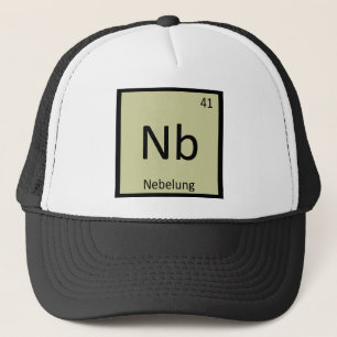Nb - Periodische Tabelle der Kat - Chemie Nebelung Truckerkappe