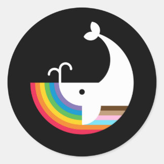 NB Pride Whale Sticker