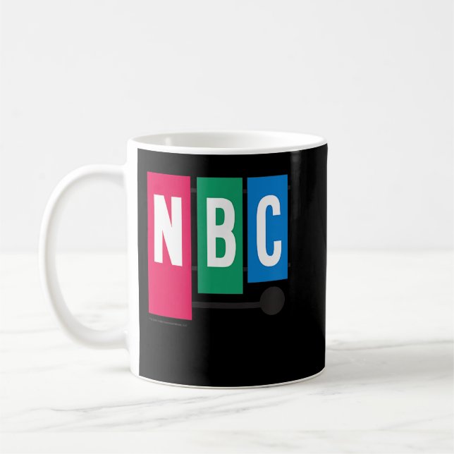 NBC Vintag 1954 Peacock Komfortabel Kaffeetasse (Links)