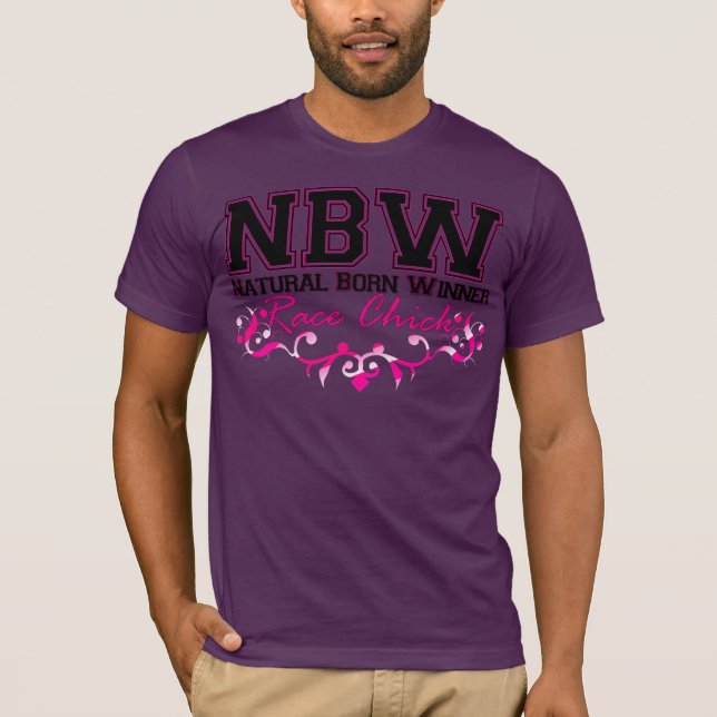 NBW lila Freundin T-Shirt (Vorderseite)