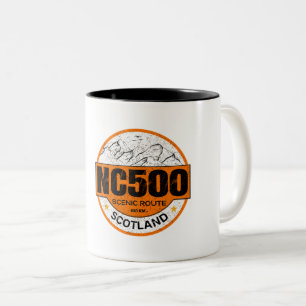 NC500, Scotland Route The North Coast Geschenke Zweifarbige Tasse