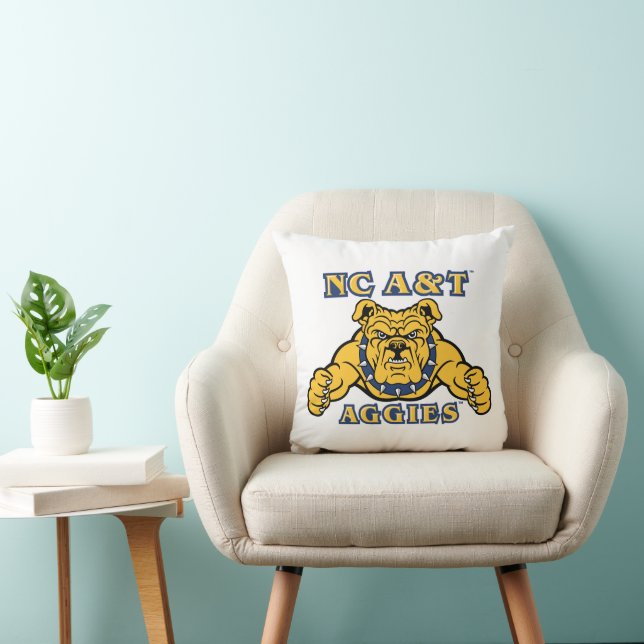 NC A&T Aggies | Aggie Bulldog Kissen (Stuhl )