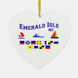 NC Emerald Isle SIG FL Keramikornament
