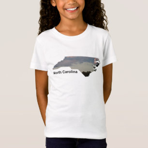 NC Rosa Blauer Himmel mit Bäumen Girls T-Shirt