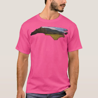 Nc Silhouette Carolina Berge Boone Nc Ashevill T-Shirt