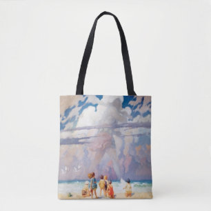 NC Wyeth The Giant Artwork Beach Coastal Tasche