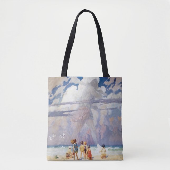 NC Wyeth The Giant Artwork Beach Coastal Tasche (Vorderseite)