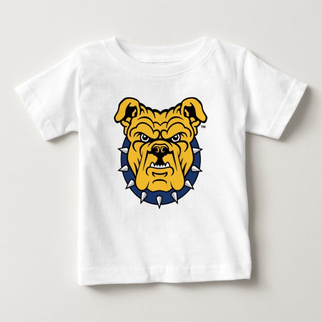 NCA&T Staat University | Bulldog Face Baby T-shirt (Vorderseite)
