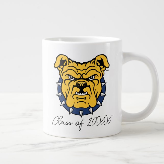 NCA&T Staat University | Bulldog Face Jumbo-Tasse (Rechts)