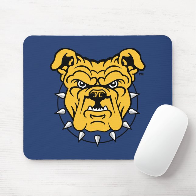 NCA&T Staat University | Bulldog Face Mousepad (Mit Mouse)