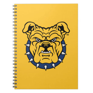 NCA&T Staat University   Bulldog Face Notizblock