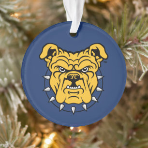 NCA&T Staat University   Bulldog Face Ornament