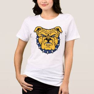 NCA&T Staat University Bulldog Face Tri-Blend Shirt