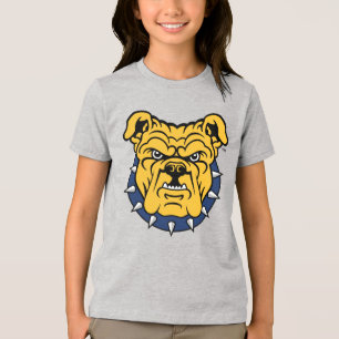 NCA&T Staat University Bulldog Face Tri-Blend Shirt