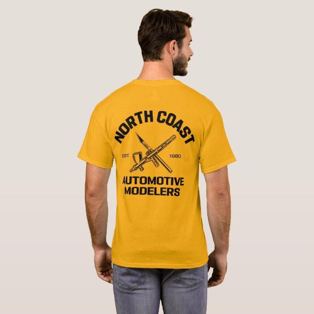 NCAM Cross Shirt - Back Print (Schwarz voll)