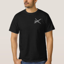 NCAM - Schwarzes Kreuz - Shirt - Vorderseite und R
