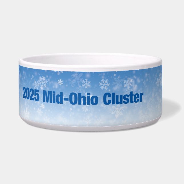 NCBMDC Mid-Ohio Cluster 2025 Hunde-Schale Napf (Vorderseite)