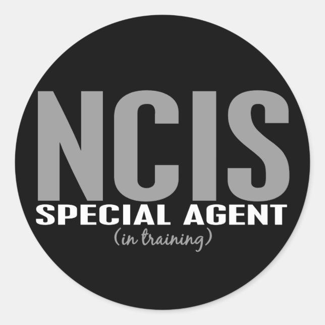 NCIS-Sonderbeauftragter Agent für Ausbildung 1 Runder Aufkleber (Vorderseite)