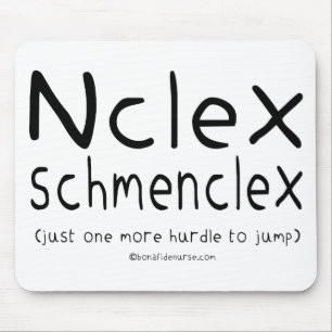 NCLEX Schmenclex Krankenpflege-Prüfung Mousepad